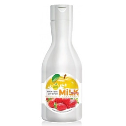 Milk крем-гель для душа "Молоко и земляника"