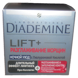 Diademine крем "Lift+ Разглаживание морщин" ночной, 50 мл