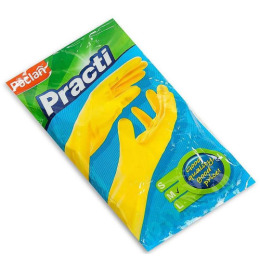 Paclan перчатки резиновые "Professional" желтые