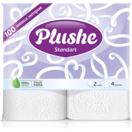 Plushe туалетная бумага "Standart" 2 слоя