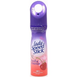 Lady Speed Stick дезодорант-антиперспирант для женщин "Fresh & Essence Glamour Cool. Цветок вишни" спрей, 150 мл