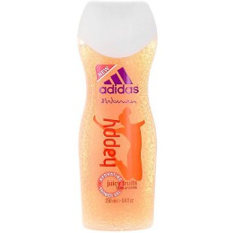 Adidas гель для душа бодрящий с сочными фруктами женский, 250 мл