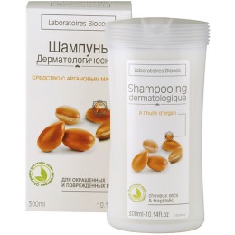 Biocos Шампунь дерматологический для окрашенных и поврежденных волос, с аргановым маслом, 300 мл