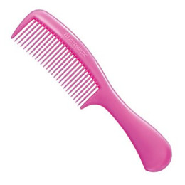 Ellis Cosmetic расческа для волос "RC 01P" с ручкой, розовая