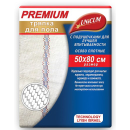Unicum тряпка "Premium" для мытья пола 50 х 80 см