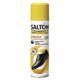 Salton краска для гладкой кожи, черная