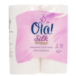 Silk Sense бумажные полотенца Белые