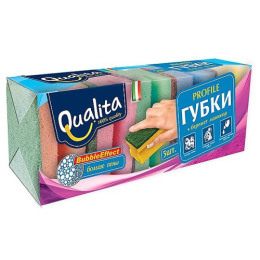 Qualita кухонные губки для посуды "Profile"