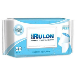 Mon Rulon влажная туалетная бумага c пластиковым клапаном