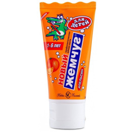 Новый Жемчуг зубная паста "Апельсин" для детей