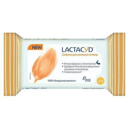 Lactacyd салфетки для интимной гигиены