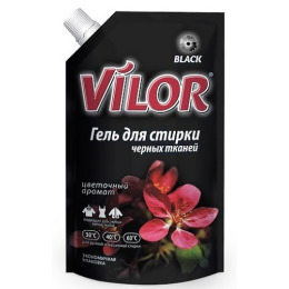 Vilor жидкое средство "Цветочный аромат" для стирки изделий из черных и темных тканей
