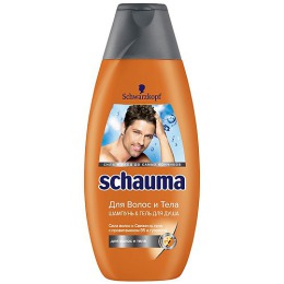 Schauma шампунь и для душа для волос и тела, 380 мл