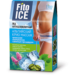 Фитокосметик лед для тела "Fitoice. Альпийский крио массаж" антицеллюлитный