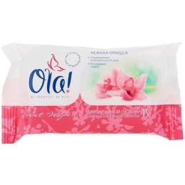 Ola влажные очищающие салфетки для интимной гигиены "Нежная орхидея"