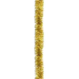 Феерика мишура глянцевая золотая, длина 2 м