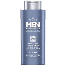 Men Deep Effect 3 шампунь  для волос "Против перхоти с цинк-пиритионом" мужской