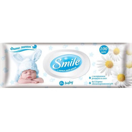 Smile влажные салфетки "Baby BORN" с пластиковым клапаном
