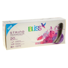 Bliss прокладки "String. Мультиформ Black" для ежедневного использования