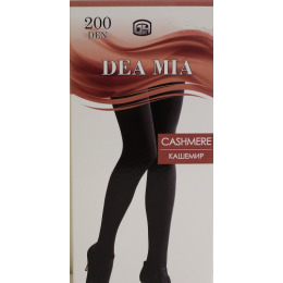 Dea Mia колготки женские 1471 "Cashmere" 200d, черные
