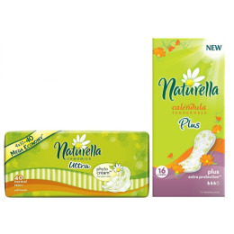 Naturella женские гигиенические прокладки "Camomile Ultra. Normal" 40 шт, прокладки на каждый день "Camomile Plus" 16 шт