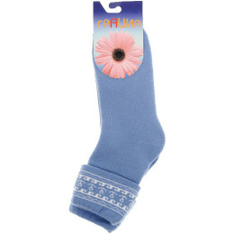 Грация носки женские "М 1075 7" темно-голубые