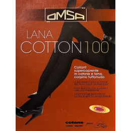 Omsa колготки "Lana Cotton 100" nero