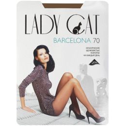Lady Cat колготки "Barcelona. 70" загар