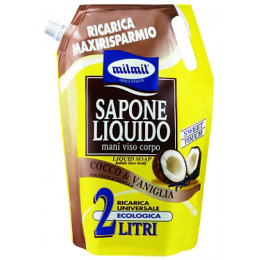 Malizia мыло жидкое "Milmil Fresca Vitalita. Coconut&Vanilla"