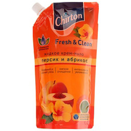 Chirton крем - мыло "Персик и абрикос" жидкое