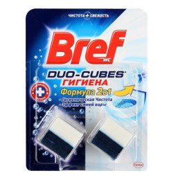 Bref чистящие кубики "Duo-Cubes. Гигиена" для сливного бачка