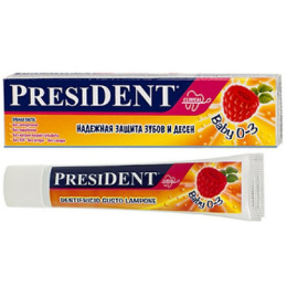 President зубная паста "Бэби" малина от 0 до 3 лет