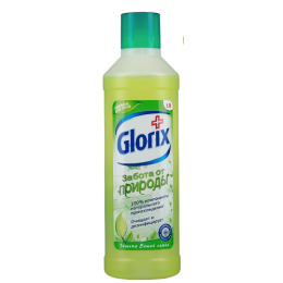 Glorix средство для мытья пола забота от природы цветущая яблоня и ландыш