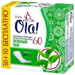 Ola прокладки ежедневные"DAILY DEO. Зеленый чай"