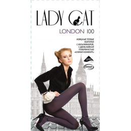 Lady Cat колготки женские "London" 100d, антрацит