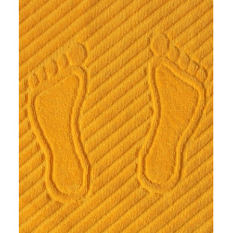 Ituma коврик для ног "Желтый" махровый 50 х 70 см