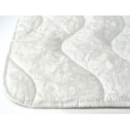 Мягкий сон одеяло облегченное "Шерсть овечья" 140х205 Бязь, Белое на белом