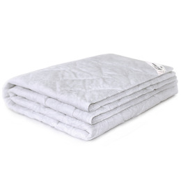 Мягкий сон одеяло облегченное "Шерсть овечья" 172х205 Бязь, Белое на белом