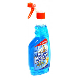 Мистер Мускул чистящее и моющее средство для стекол и других поверхностей со спиртом тригер
