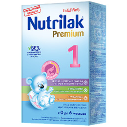 Nutrilak молочная смесь "Адаптационная. Premium 1" с 0 до 6 месяцев