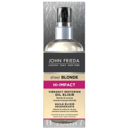 John Frieda масло-эликсир "Sheer Blonde. Hi-Impact "для сильно поврежденных волос , восстанавливающие