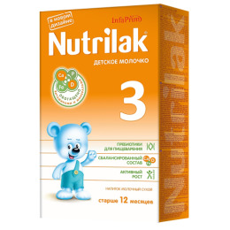 Nutrilak молочный напиток 3 с 12 месяцев