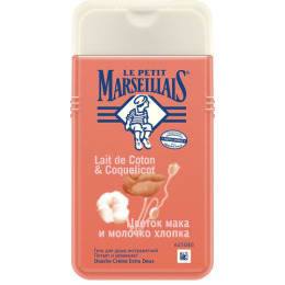Le Petit Marseillais гель для душа "Цветок Мака и молочко хлопка"