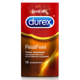 Durex презервативы "RealFeel" для естественных ощущений