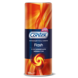 Contex гель-смазка интимный "Plus Flash" с согревающим эффектом