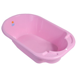 Little Angel ванночка детская "Дельфин" розовая