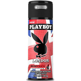 PlayBoy парфюмированный дезодорант спрей для мужчин "London Skintouch"