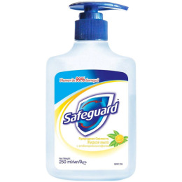 SafeGuard жидкое мыло с антибактериальным эффектом "Лимонная свежесть"