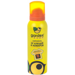 Gardex аэрозоль от клещей и комаров "Baby" на одежду