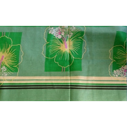Камышинский Текстиль комплект постельного белья "Цветы" 1.5 спальное, зеленое, наволочки 70х70 см
